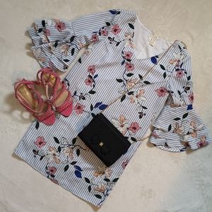 2 for $30 | NWOT Floral Bell Sleeve Dress | Size S